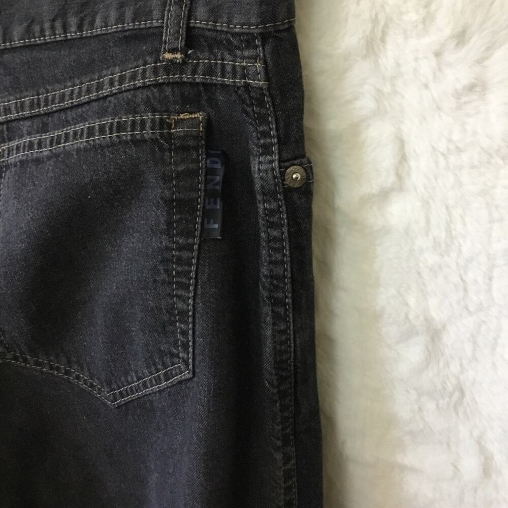 Fendi Roma Amor Classic Blue Denim Jeans - Picture 9 of 11